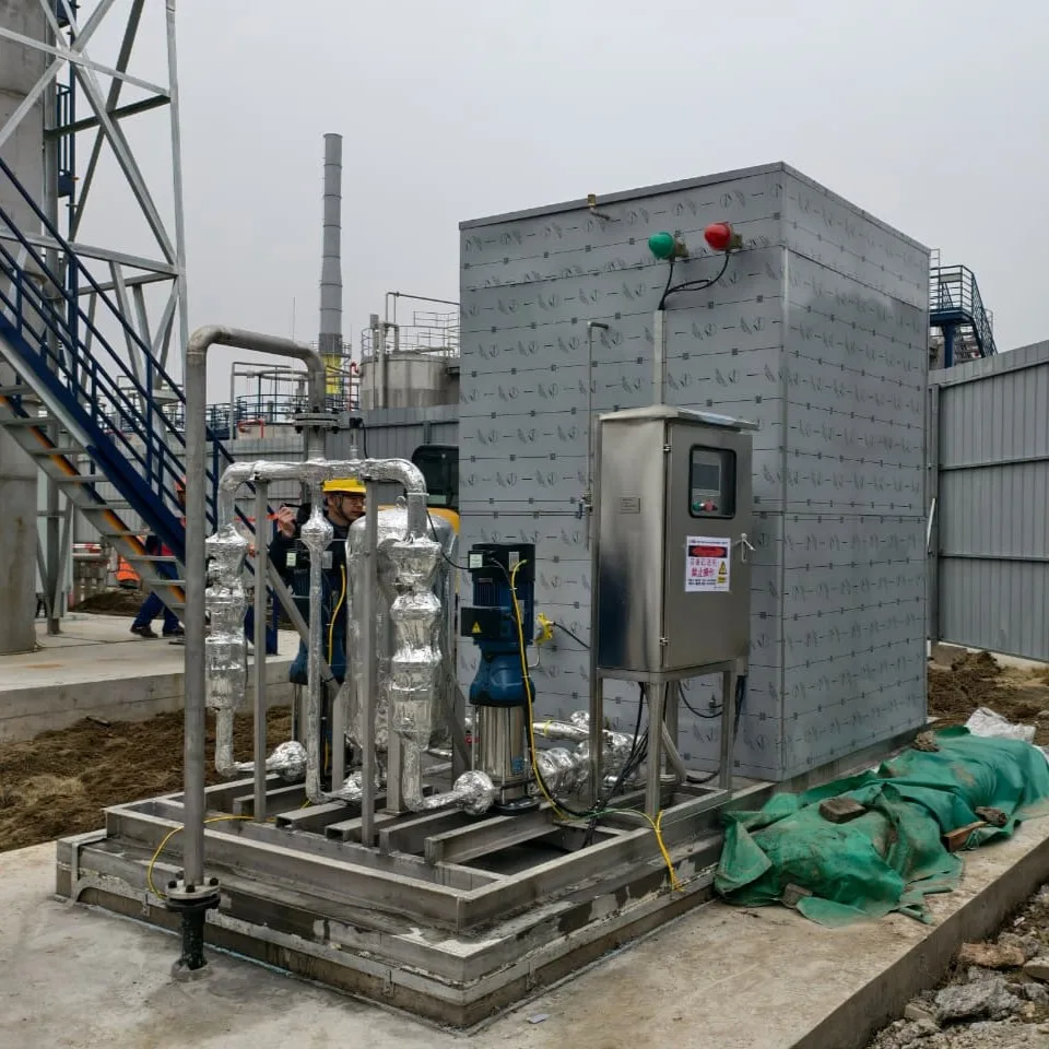 Outdoor Industrial Safety Shower Installation