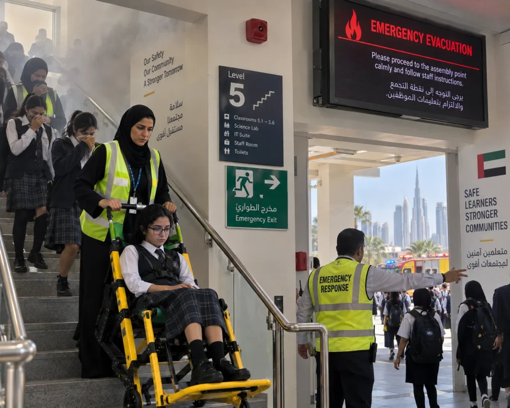 Dubai School Emergency Evacuation chair