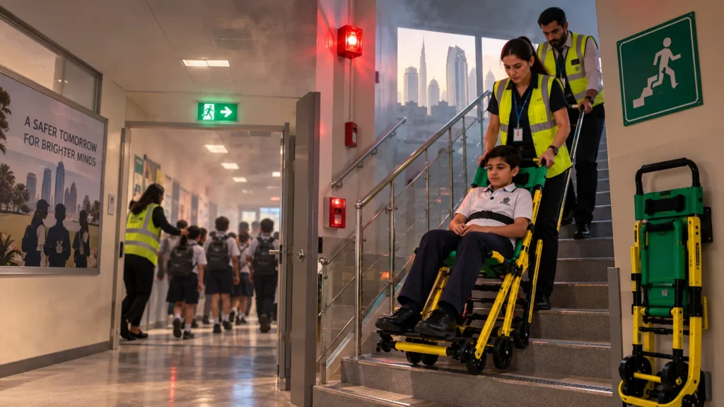 Evacuation Chairs for Schools Universities in Abu Dhabi