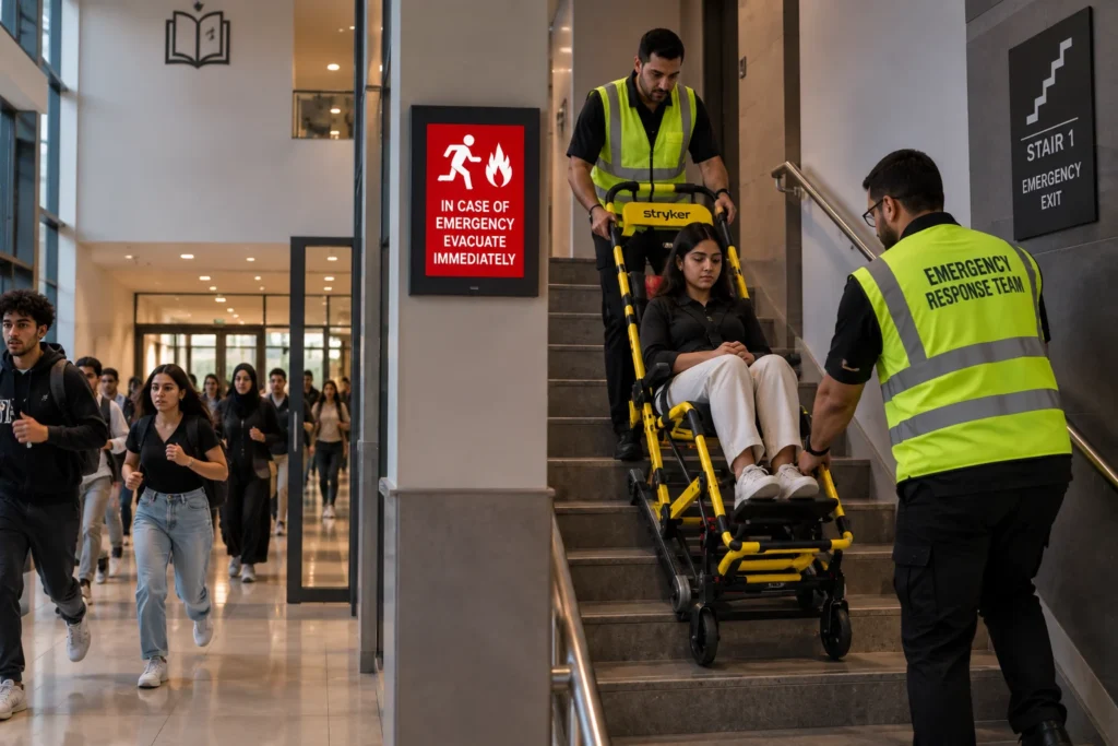University Emergency Evacuation Drill