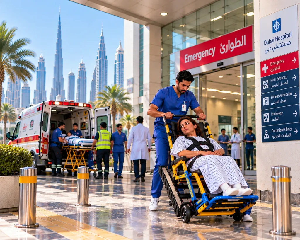 Dubai Hospital Emergency Entrance