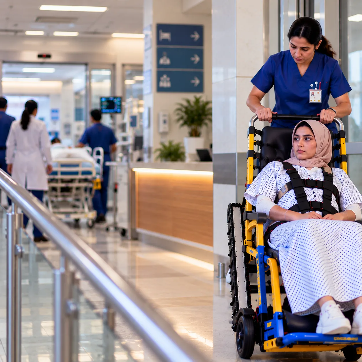 Hospital Evacuation Chair Care