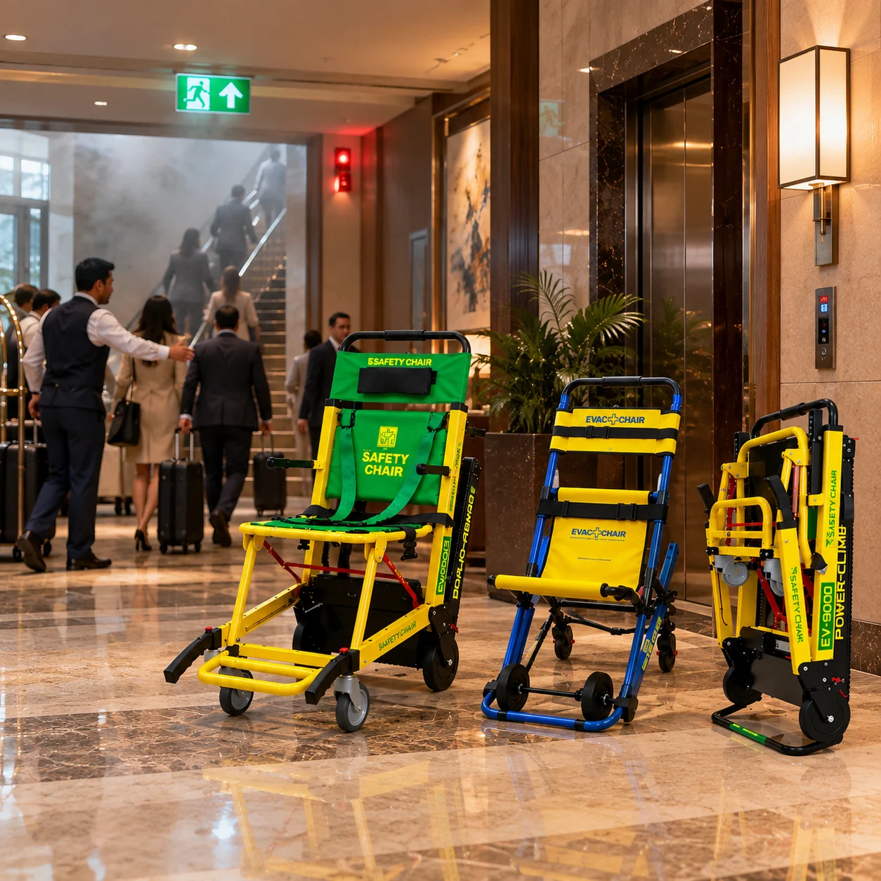 evacuation chairs for hotels in Dubai