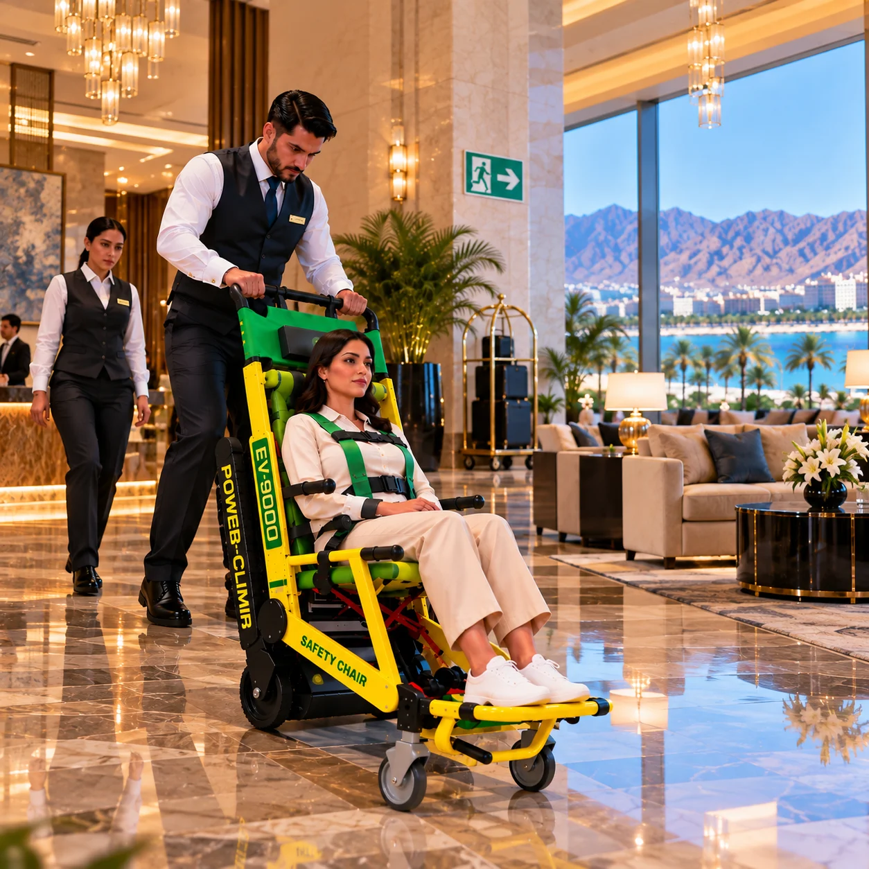 evacuation chairs for hotels in Fujairah